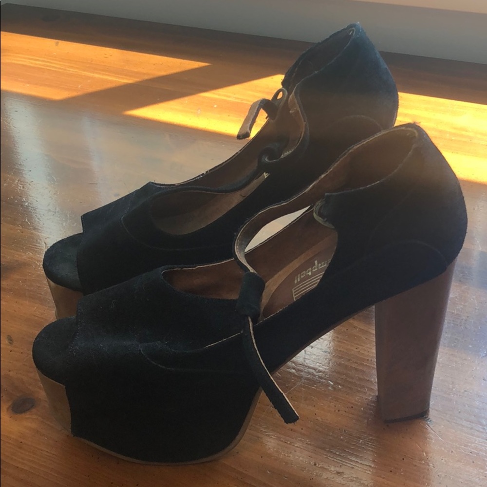 Jeffrey Campbell T Strap Heel Sandal